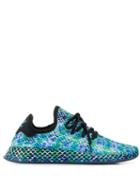 Adidas Mesh Effect Sneakers - Blue
