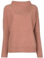 Vince Cashmere Knitted Sweater - Pink & Purple