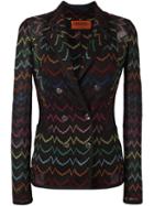 Missoni Double Breasted Embroidered Blazer