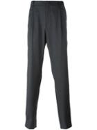 Emporio Armani Tailored Trousers, Men's, Size: 50, Grey, Virgin Wool