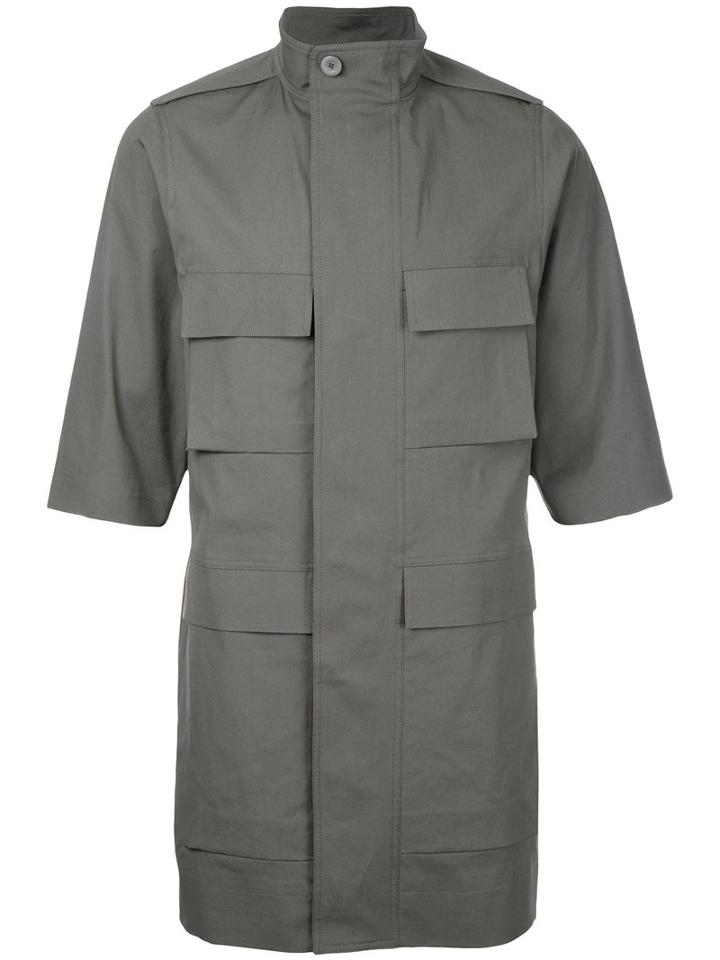 Field Jacket - Men - Cotton/rubber - 46, Green, Cotton/rubber, Rick Owens