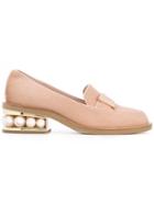 Nicholas Kirkwood Casati Pearl Heeled Loafers - Pink & Purple
