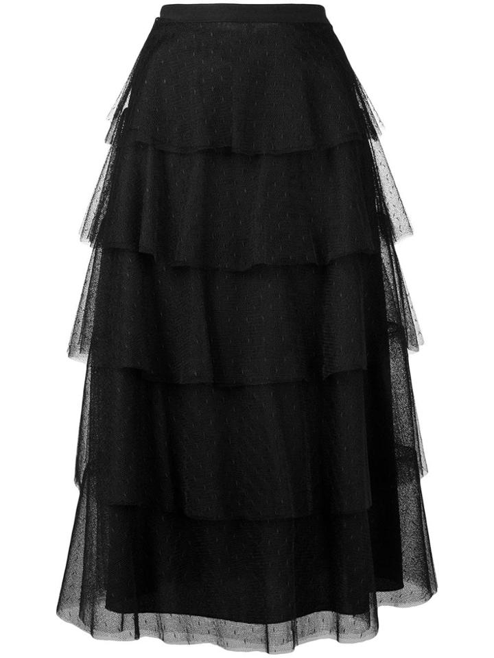 Red Valentino Qr0ra03e43m0no - Black