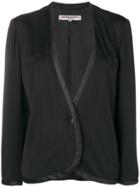 Yves Saint Laurent Vintage 1970's V-neck Jacket - Black