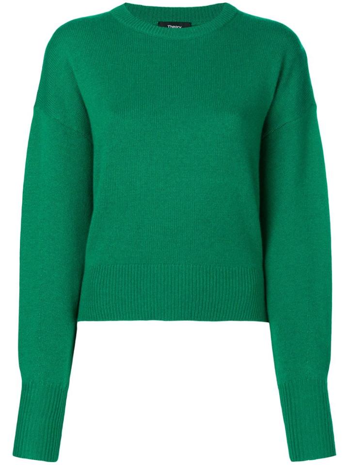 Theory Cashmere Sweater - Green