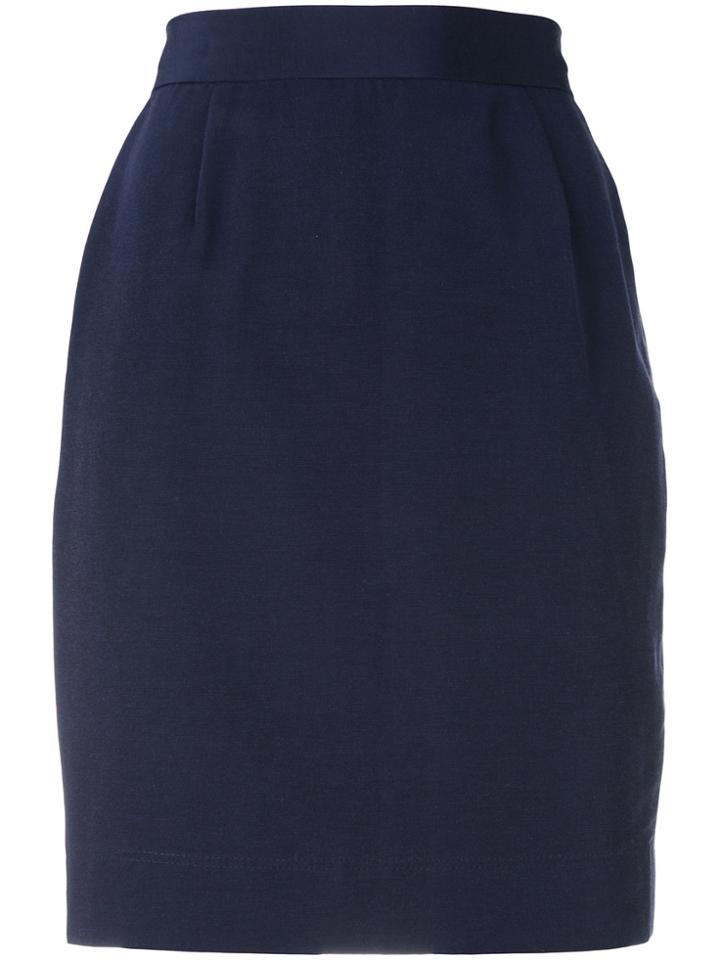 Moschino Vintage High-waisted Skirt - Blue