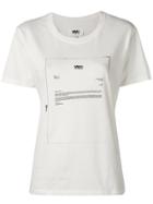 Mm6 Maison Margiela Letter Print T-shirt - White