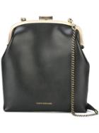 Tammy & Benjamin Clasp Closure Shoulder Bag, Women's, Black, Leather