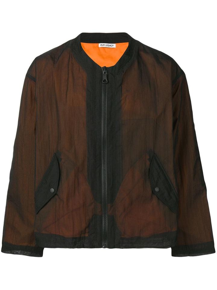 Our Legacy Shell Bomber Jacket - Black