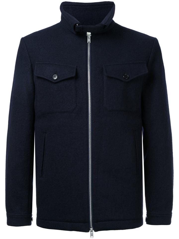 Kent & Curwen Patch Pocket Jacket - Blue