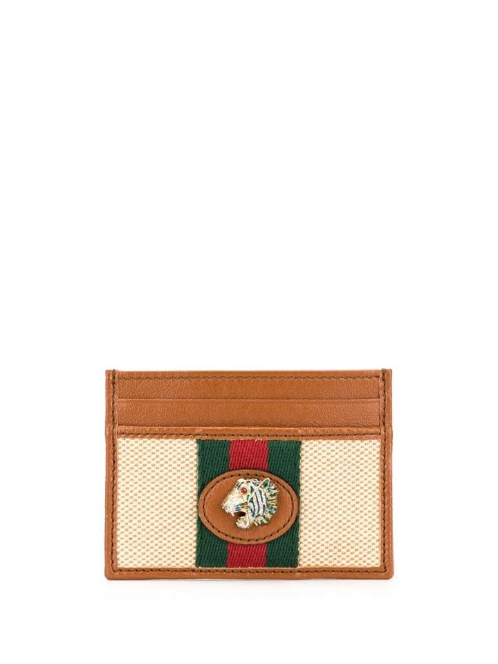 Gucci Rajah Card Holder - Brown