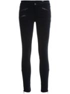 Rag & Bone /jean Low-rise Zipped Skinny Trousers, Women's, Size: 27, Blue, Cotton/rayon/spandex/elastane