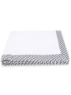 Armani Junior Monogram Print Scarf, Kids Unisex, White, Cotton/polyester