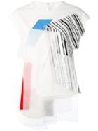 Enföld - Multi Patched T-shirt - Women - Cotton/polyester/spandex/elastane/rayon - 38, White, Cotton/polyester/spandex/elastane/rayon