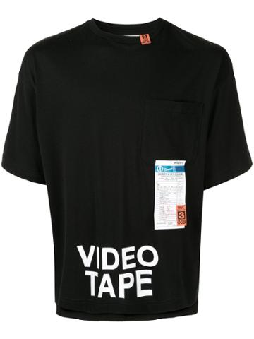 Maison Mihara Yasuhiro 'video Tape' Print T-shirt - Black
