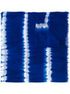 Suzusan - Tie Dye Scarf - Women - Cashmere - One Size, Blue, Cashmere