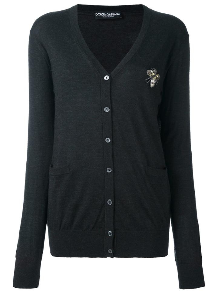 Dolce & Gabbana Embellished Cardigan - Grey
