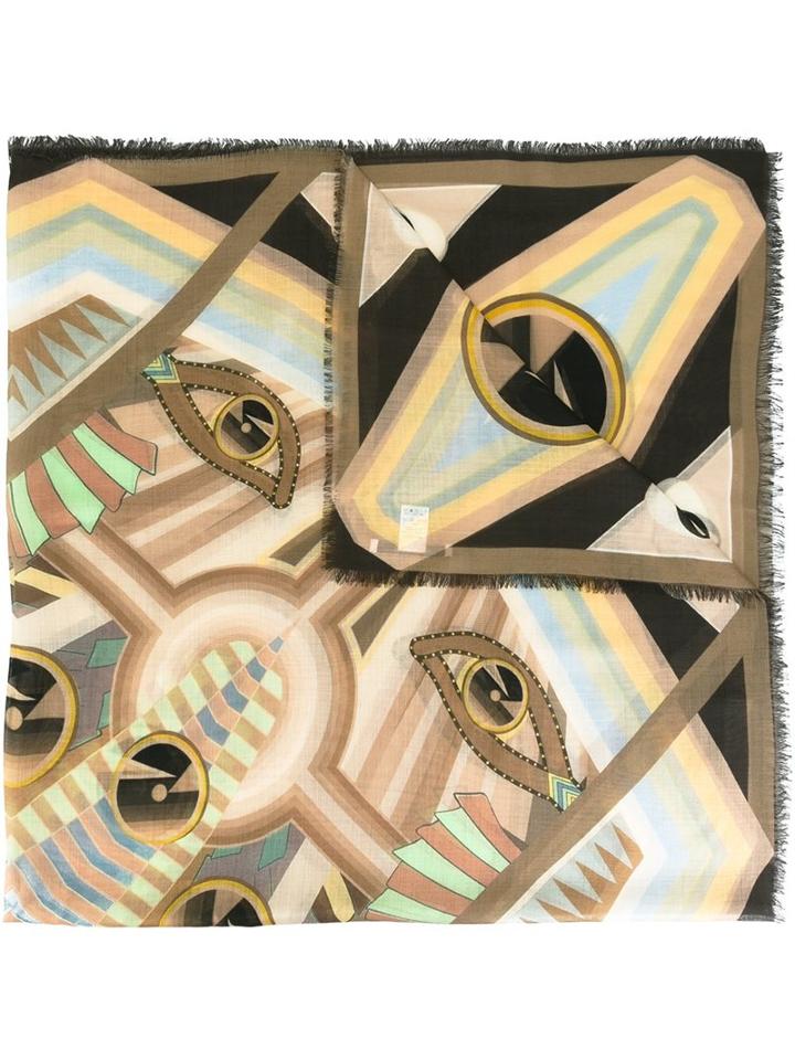 Givenchy Rosace Eyes Printed Scarf