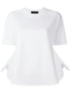 Simone Rocha Plain T-shirt, Women's, Size: Small, White, Cotton