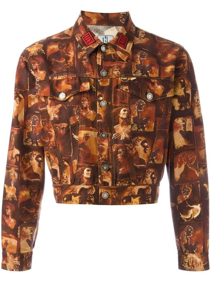 Jean Paul Gaultier Pre-owned Printed Denim Jacket - Multicolour