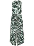 Ginger & Smart Emperor Zebra Print Jumpsuit - Green
