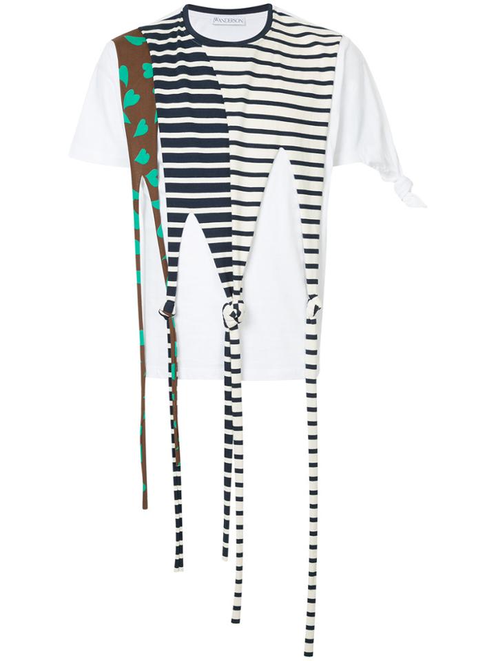 Jw Anderson Drape Knot T-shirt - White