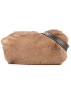 Simonetta Ravizza Mink Fur Belt Bag - Brown