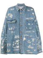 Buscemi Oversized Denim Shirt - Blue