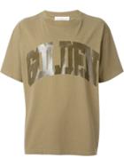 Golden Goose Deluxe Brand Logo Print T-shirt, Men's, Size: Xs, Brown, Cotton