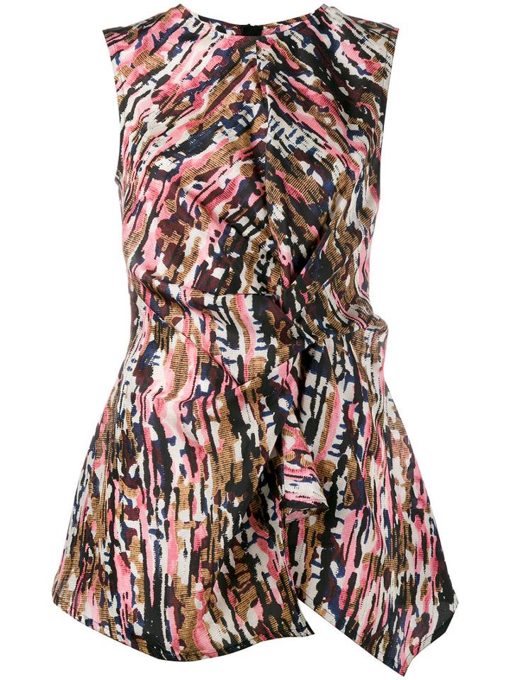 Marni - Sleeveless Haze Print Top - Women - Silk - 38, Women's, Silk