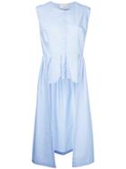 Elaidi Sleeveless Asymmetric Blouse, Women's, Size: 44, Blue, Cotton