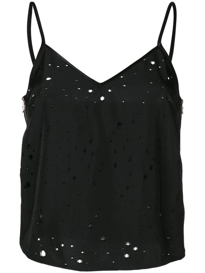 Versus Zipper Vest - Black