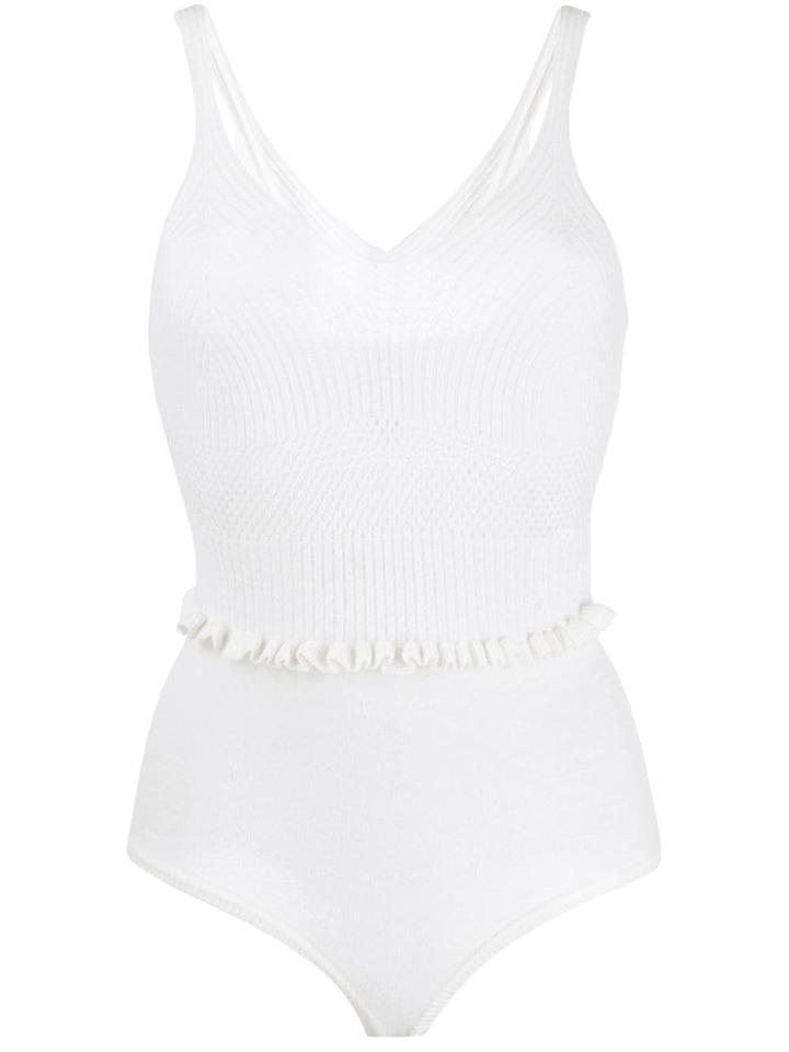 Pinko Fine Knit One Piece - White