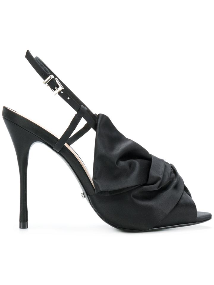 Schutz Knot Detail Sandals - Black