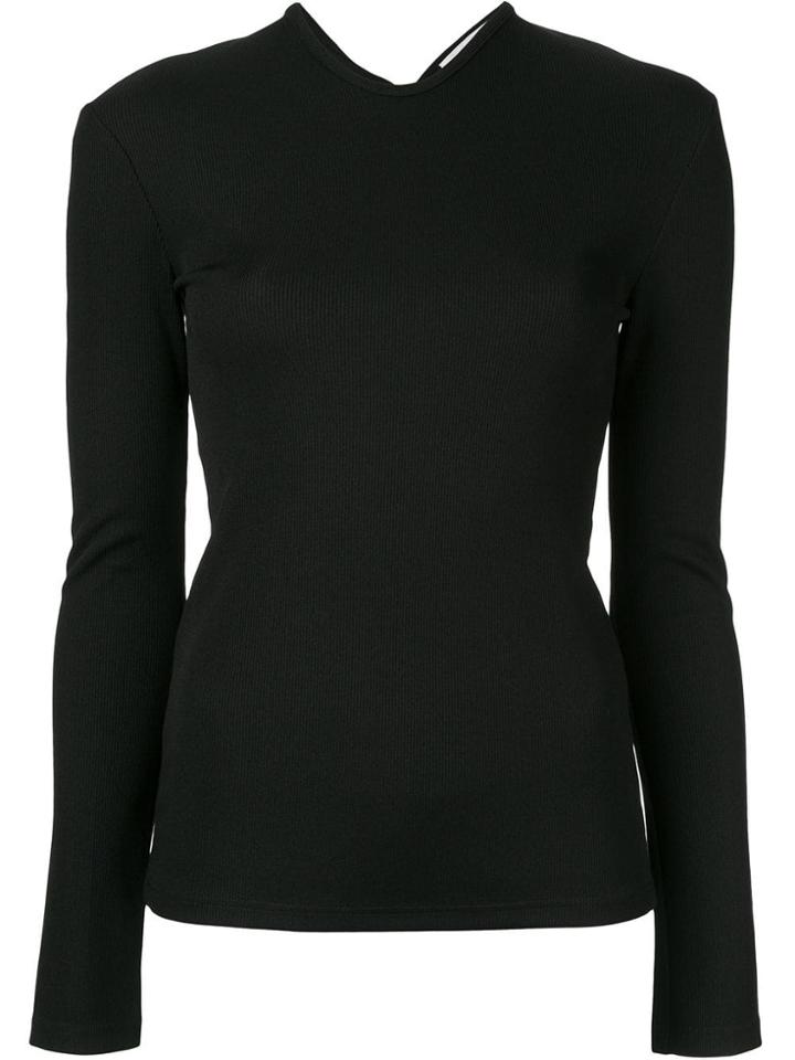 Christopher Esber Longsleeved T-shirt - Black
