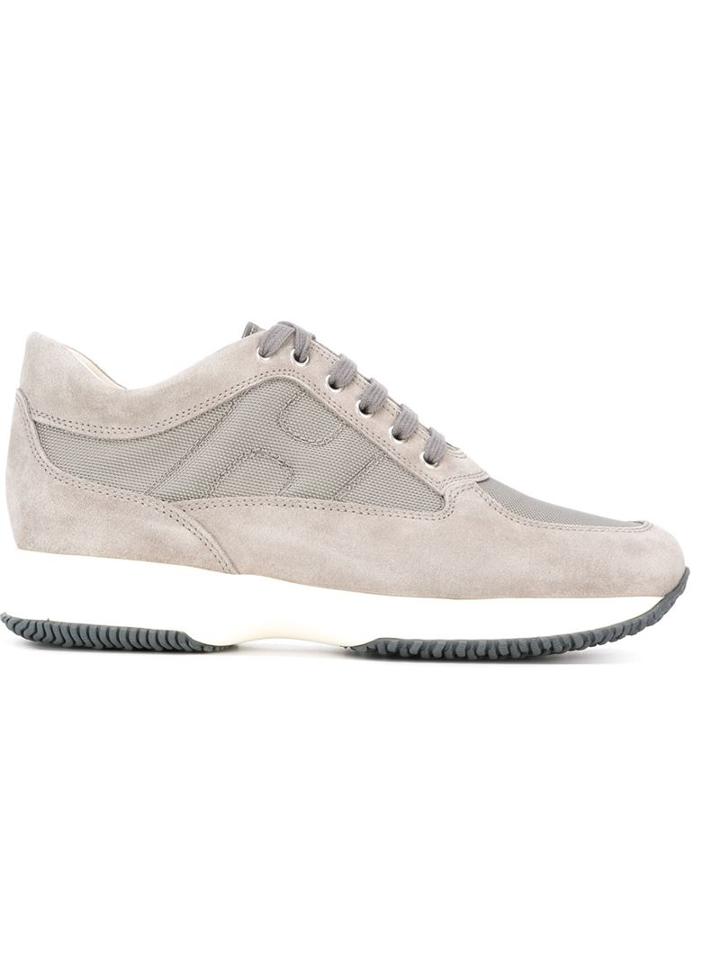 Hogan Logo Embossed Sneakers