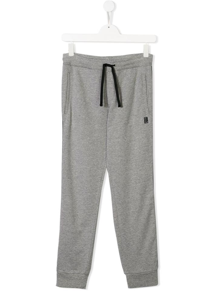 Lanvin Enfant Drawstring Waist Trousers - Grey