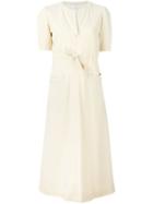 Courrèges Vintage Round Split Neck Dress