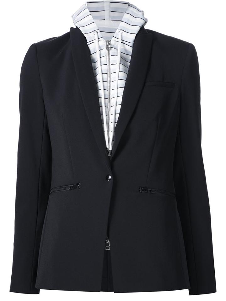 Veronica Beard Zip Pocket Blazer