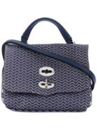 Zanellato - Postina Baby Crossbody Bag - Women - Leather - One Size, Blue, Leather