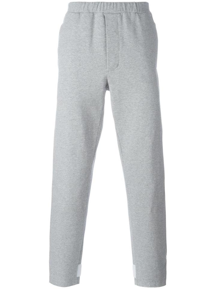 Marni Velcro Cuff Trousers, Men's, Size: 44, Grey, Cotton