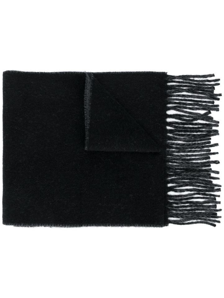 Vivienne Westwood Logo Intarsia Scarf - Black