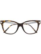 Cartier Cat-eye Glasses - Brown