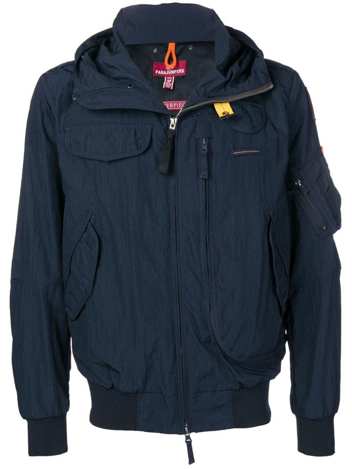 Parajumpers Zip Raincoat - Blue