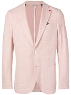 Manuel Ritz Lapel Button Blazer - Pink