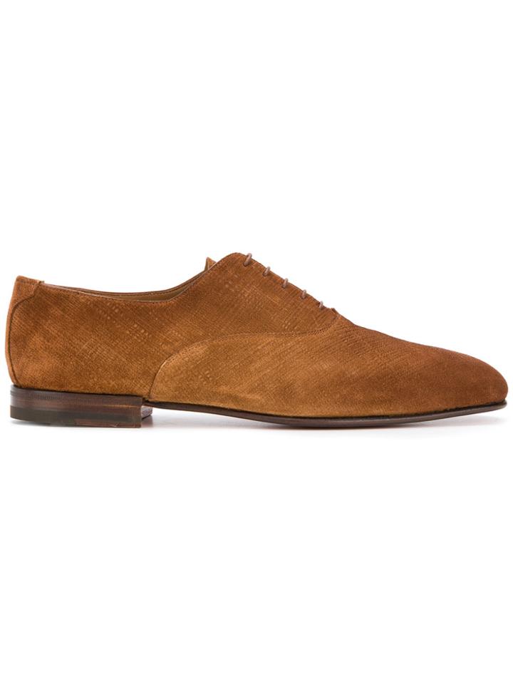 Santoni Lace-up Oxford Shoes - Brown