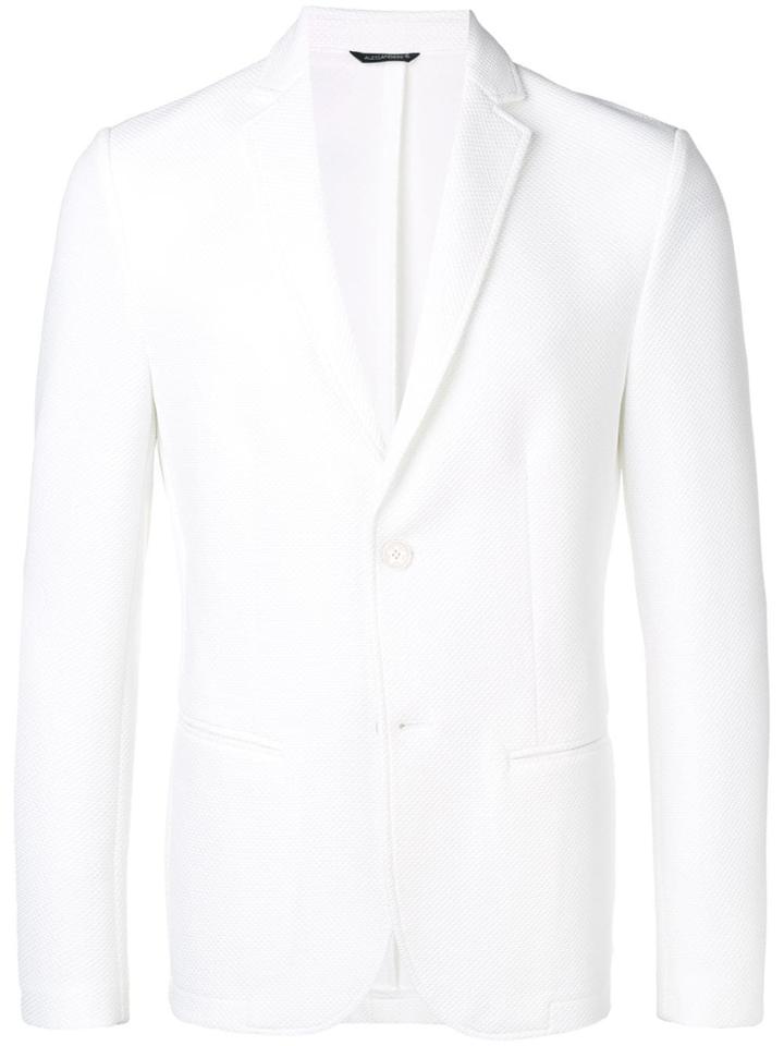 Daniele Alessandrini Single Breasted Blazer - White
