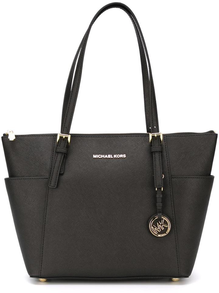 Michael Michael Kors Jet Set Large Tote - Black