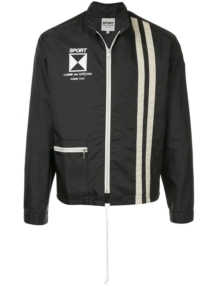 Comme Des Garçons Vintage Sports Logo Jacket - Black
