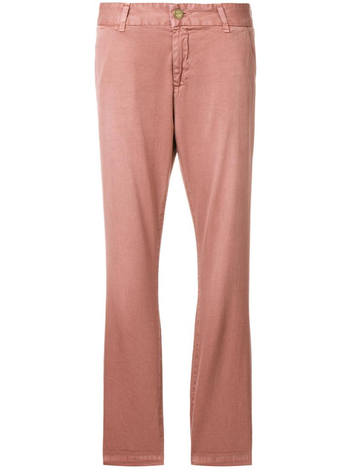 Current/elliott Slim Fit Trousers - Pink & Purple